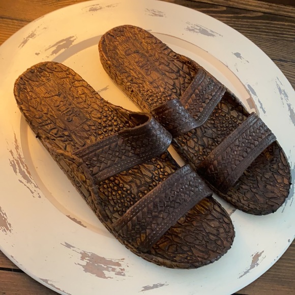 J-Slips Hawaiian Jesus Sandals Unisex Small Kona - Picture 2 of 4